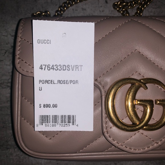 Gucci GG Marmont Matelassé Super Mini Bag - Picture 7 of 8
